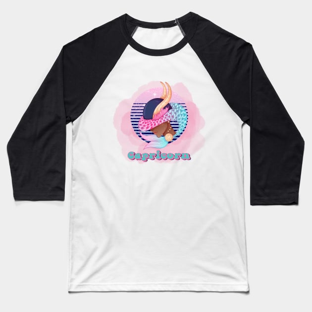 capricorn Baseball T-Shirt by Detox5